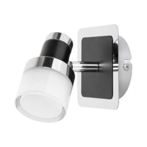 LED аплик за баня Rabalux Harold 5021 – стенна лампа IP44 5W 400lm 4000K стъкло и метал в черно и хром LED аплик за баня Rabalux Harold 5021 – стенна лампа IP44 5W 400lm 4000K стъкло и метал в черно и хром