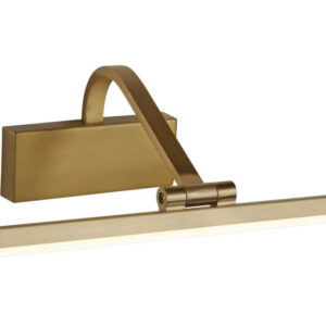 LED аплик с ключ Bulbao Searchlight 5551-70SB – лампа за картини 70см 16W 3000K сатениран месинг