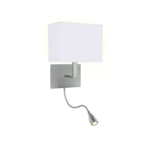 LED аплик Searchlight Hotel 6519SS сатениран хром
