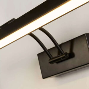 LED аплик с ключ Rhodes Searchlight 79825-40BK – лампа за картини 40.5см 9W 3000K черен мат