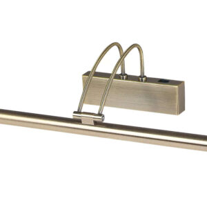 LED аплик с ключ Majorca Searchlight 8343AB – лампа за картини 68см 15W 3000K античен месинг