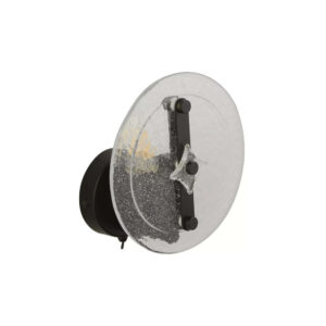 Аплик с ключ Searchlight Lux & Belle 91482BK – дизайнерска стенна лампа 1xE14 метал и стъкло
