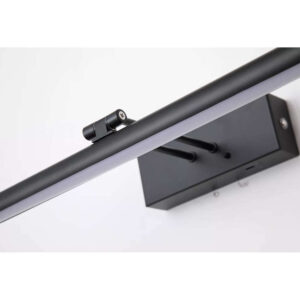 LED аплик с ключ и батерия Holton Searchlight 96500-45BK – безжична лампа за картини с дистанционно управление и USB-C зареждане