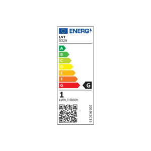 LED крушка 24VAC E12 1W 2700K 75lm LVT 0329 – нисковолтова крушка за външен градински гирлянд