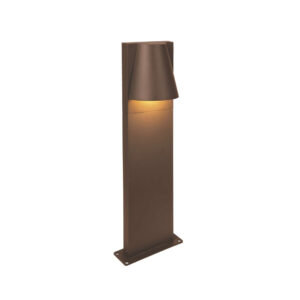 Градинска лампа LORKA Viokef 4298600 IP43 50 см с алуминиев корпус в цвят Rusty Brown и фасунга GU10 за двор и градина