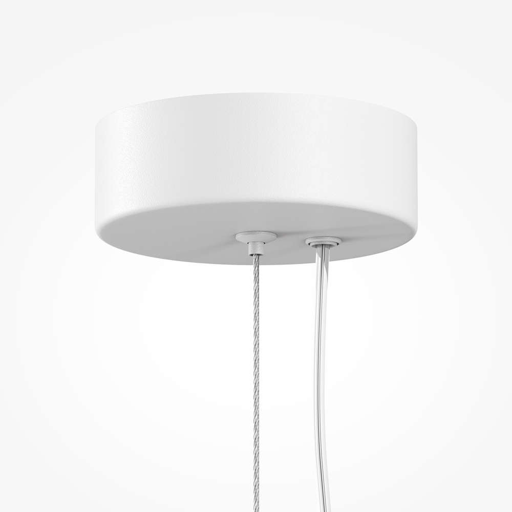 LED пендел Maytoni Spume с бял стъклен абажур 5W 3000K - Image 3