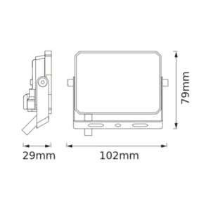 LED прожектор Osram 10W IP65 3000K 900 lm – външен влагозащитен прожектор за фасада, двор и градина LED прожектор Osram 10W IP65 3000K 900 lm – външен влагозащитен прожектор за фасада, двор и градина