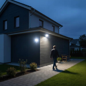 LED прожектор Osram 20W със сензор за движение IP65 4000K 1800lm – регулируемо време и осветеност
