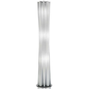 Лампион SLAMP Bach Floor XL White, бял Opalflex дифузер и основа от неръждаема стомана.