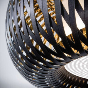Лампа за таван SLAMP Kalatos Black/Gold Ø63 см 4xE27