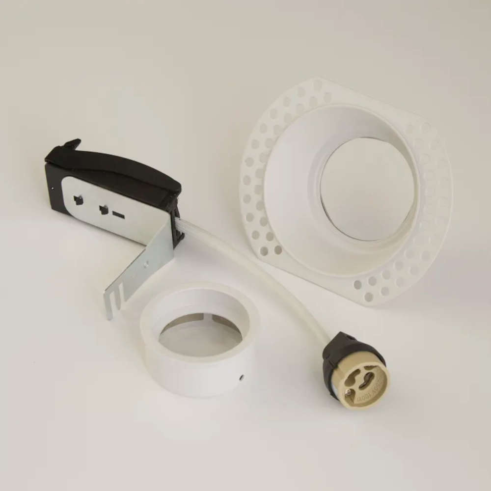 Луничка за вграждане Searchlight PL-SLIMIP3FRW Slim 3 Trimless IP65 FR GU10 – безрамкова IP65 луна за баня - Image 3