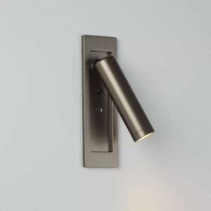 LED аплик за вграждане Searchlight Marylebone SH-VICLED-BZ в бронзов цвят с насочващо рамо, Bridgelux COB LED и монтажна кутия