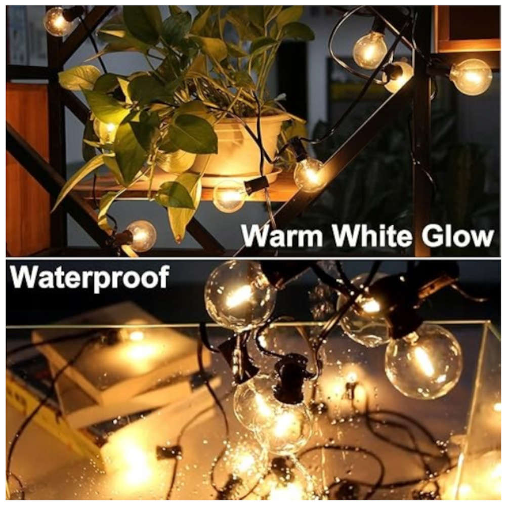 LVT 0328 – комплект 5 LED filament крушки E12 за гирлянд, 1W, 75lm, 2700K - Image 4