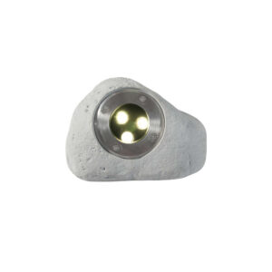 Градински LED прожектор PORTO Viokef 4327900 IP65 от бетон, неръждаема стомана и стъкло за двор, градина и фасадно осветление