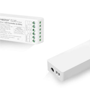 MiBoxer FUT035S+ LED контролер DC12-24V 12A RF 2.4GHz – контролер за монохромни и CCT LED ленти с Push DIM