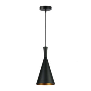 Пендел LVT Pinio 0028 E27 черен и златен