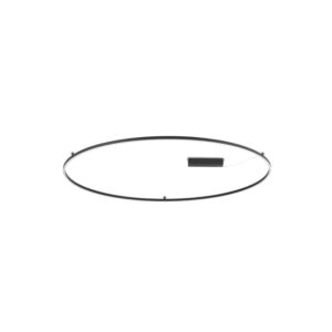 Ideal Lux Oracle Slim 266008 черен LED плафон Ø700 мм