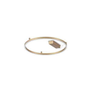 Ideal Lux Oracle Slim 370217 – кръгъл LED плафон Ø500 мм, 29W, 3000K, 1590lm, месинг