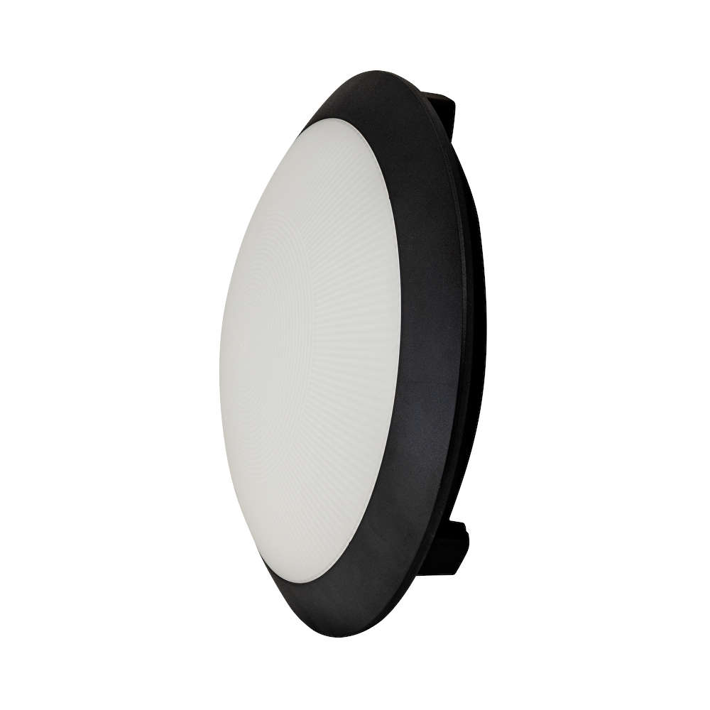 Водоустойчив черен плафон Ultralux SPLE27B IP65