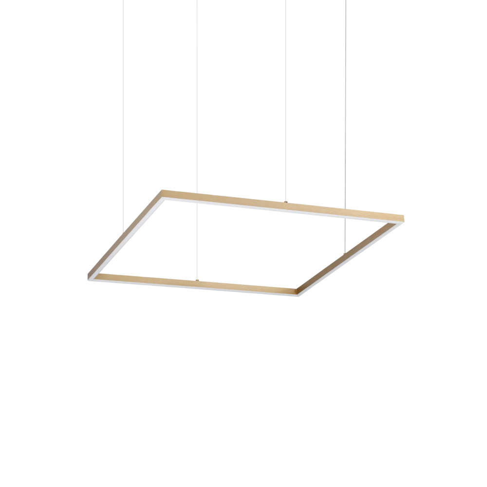 LED пендел Ideal Lux Oracle 370484 месинг 70x70 см