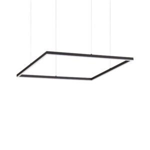 LED пендел Ideal Lux Oracle 259185 черен квадрат 70x70 см