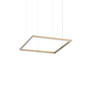 LED пендел Ideal Lux Oracle 370415 месинг 50x50 см