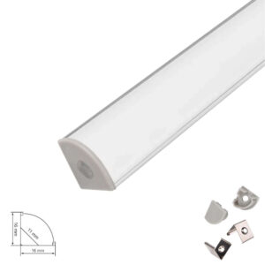 LVT-9586 ъглов алуминиев профил за LED лента