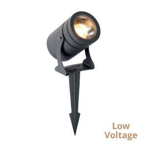 Градински LED прожектор MARIS Viokef 4187620 12-24VDC IP65 – прожектор с колче и регулируема основа за градина и фасада Градински LED прожектор MARIS Viokef 4187620 12-24VDC IP65 – прожектор с колче и регулируема основа за градина и фасада