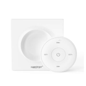 MiBoxer K2-W 2.4G RF дистанционно за CCT LED лента с магнитна основа