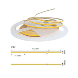 COB LED лента Optonica 4964 3 мм, 24V, 6000K, 7W/m, 700 lm/m, IP20, 5 м