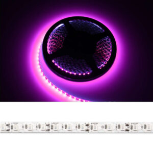 Гъвкава LED лента Bergmen Frez Flex 120×2835SMD розова Pink 380nm, 12V, 8W/m, IP20