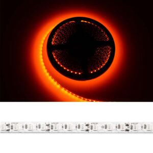 Flex LED лента Bergmen Frez Flex 120x2835SMD 12V 8W/m оранжева 604 nm IP20
