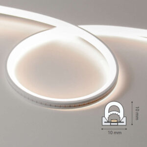 LED неон 24V DC Bergmen Neon Flex VR Mini 8W IP67 – синя светлина, ролка 10 метра