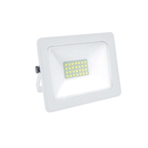 Бял външен LED прожектор Aca Lighting Q2040W 20W