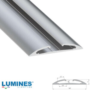 Алуминиев LED профил Lumines Lighting RETO 10-0520-30 Raw, 3 м за LED ленти и мебелно осветление