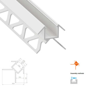 Lumines Lighting Canto 10-1541-10 бял LED профил за плочки
