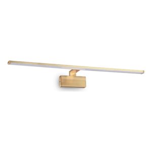 LED аплик Ideal Lux Alma AP D81 225005 с метално тяло в месингов цвят, дължина 81 см и опален дифузер