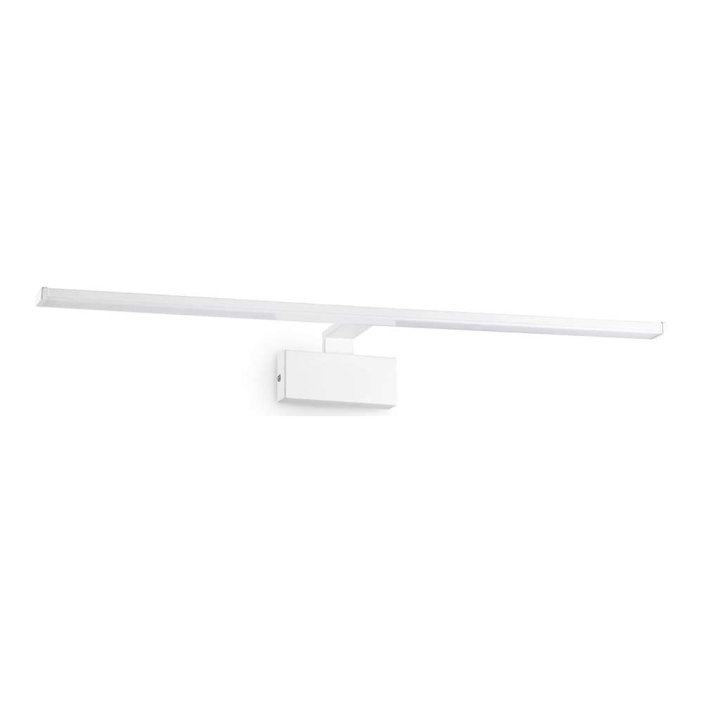 LED аплик Ideal Lux Alma AP D81 225029 с бяло метално тяло, дължина 81 см и опален дифузер