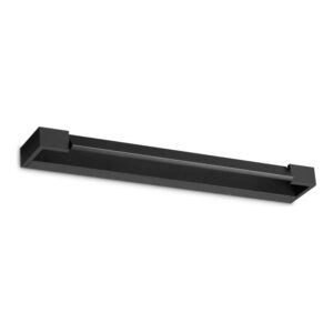 Черен алуминиев LED аплик Ideal Lux Balance AP D60 321554 с дължина 60 см и стъклен дифузер