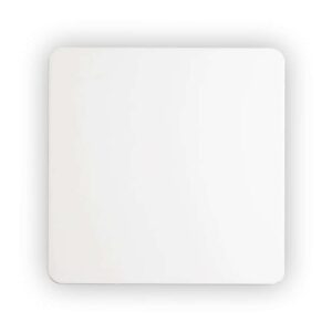 Ideal Lux Cover AP D15 Square 195728 - бял квадратен LED аплик с алуминиев панел