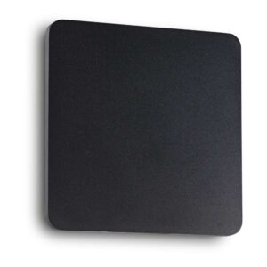 Ideal Lux Cover AP D15 Square 195766 - черен квадратен LED аплик с алуминиев панел