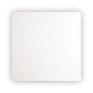 Ideal Lux Cover AP D20 Square 195735 - бял квадратен LED аплик с алуминиев панел
