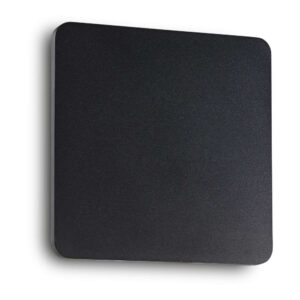 Ideal Lux Cover AP D20 Square 195773 - черен квадратен LED аплик с алуминиев панел