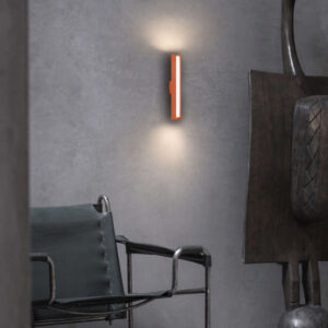 Стенен LED аплик Ideal Lux Dorica AP1 354163 оранжев в интериор