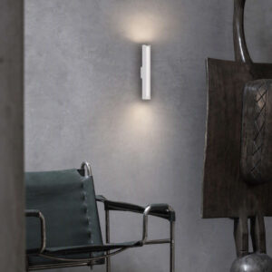 Стенен LED аплик Ideal Lux Dorica AP1 366258 бял в интериор