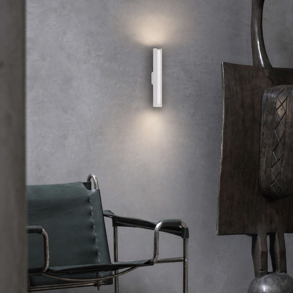 Стенен LED аплик Ideal Lux Dorica AP1 366258 бял в интериор