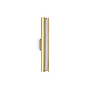 LED аплик Ideal Lux Dorica AP1 366333 8,5W 3000K 30 см в цвят мед - изглед на продукта на бял фон