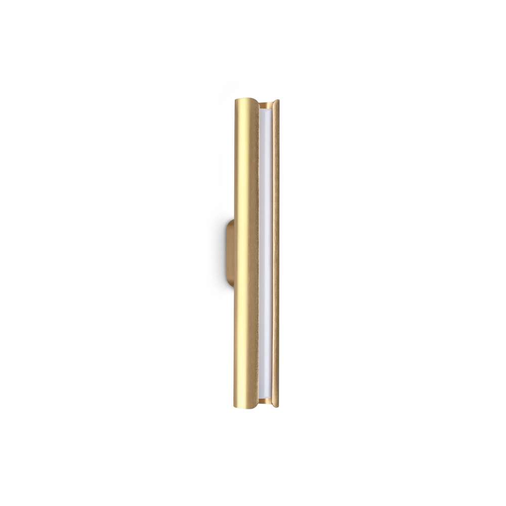 LED аплик Ideal Lux Dorica AP1 366333 8,5W 3000K 30 см в цвят мед - изглед на продукта на бял фон