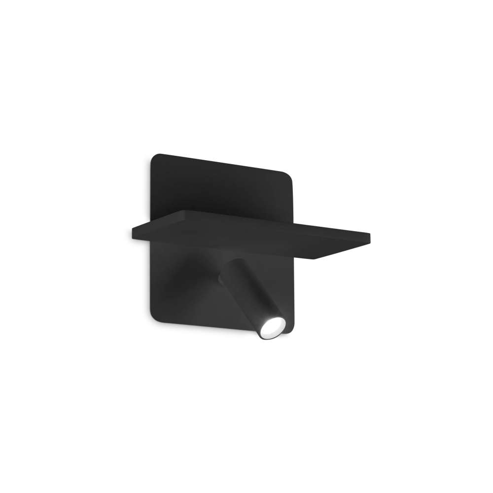 Аплик Ideal Lux Piano AP 287300 в цвят черен на бял фон