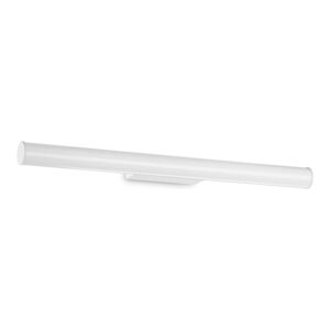 LED аплик Ideal Lux Pretty AP D080 287775 с бяла алуминиева основа и опален цилиндричен дифузер